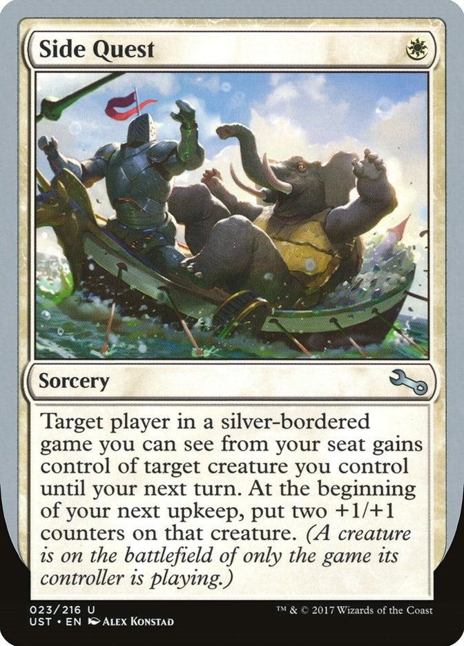 Image for Side Quest (23) (UST) - Magic: The Gathering
