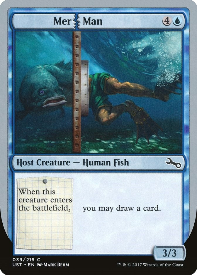 Image for Mer Man (39) (UST) - Magic: The Gathering