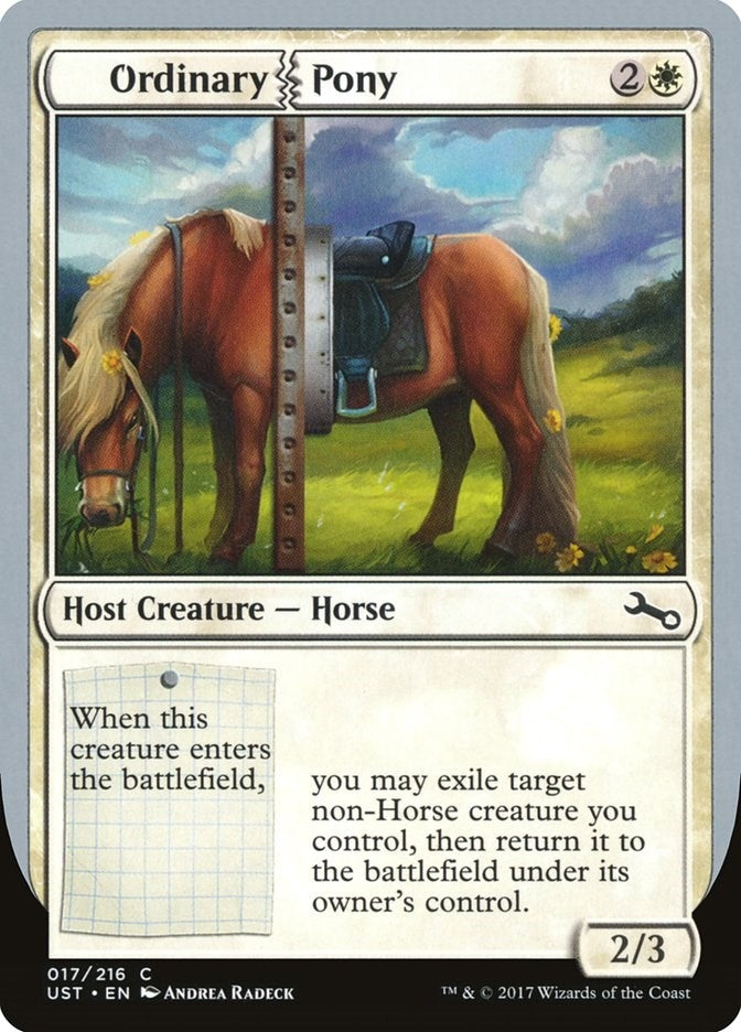 Image for Ordinary Pony (17) (UST) - Magic: The Gathering