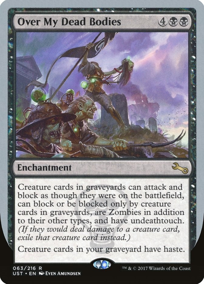 Image for Over My Dead Bodies (63) (UST) - Magic: The Gathering