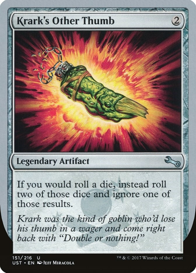 Image for Krark's Other Thumb (151) (UST) - Magic: The Gathering
