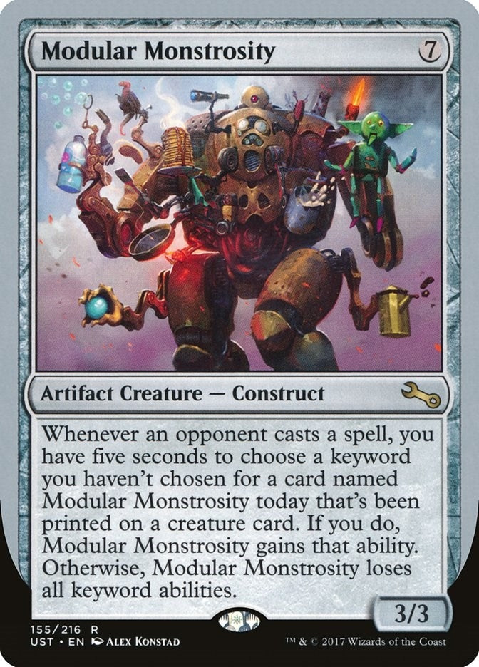 Image for Modular Monstrosity (155) (UST) - Magic: The Gathering