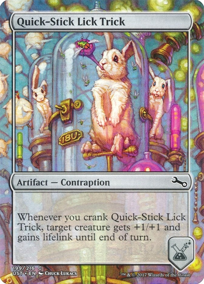 Image for Quick-Stick Lick Trick (199) (UST) - Magic: The Gathering