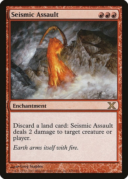 Image for Seismic Assault (228) (10E) - Magic: The Gathering