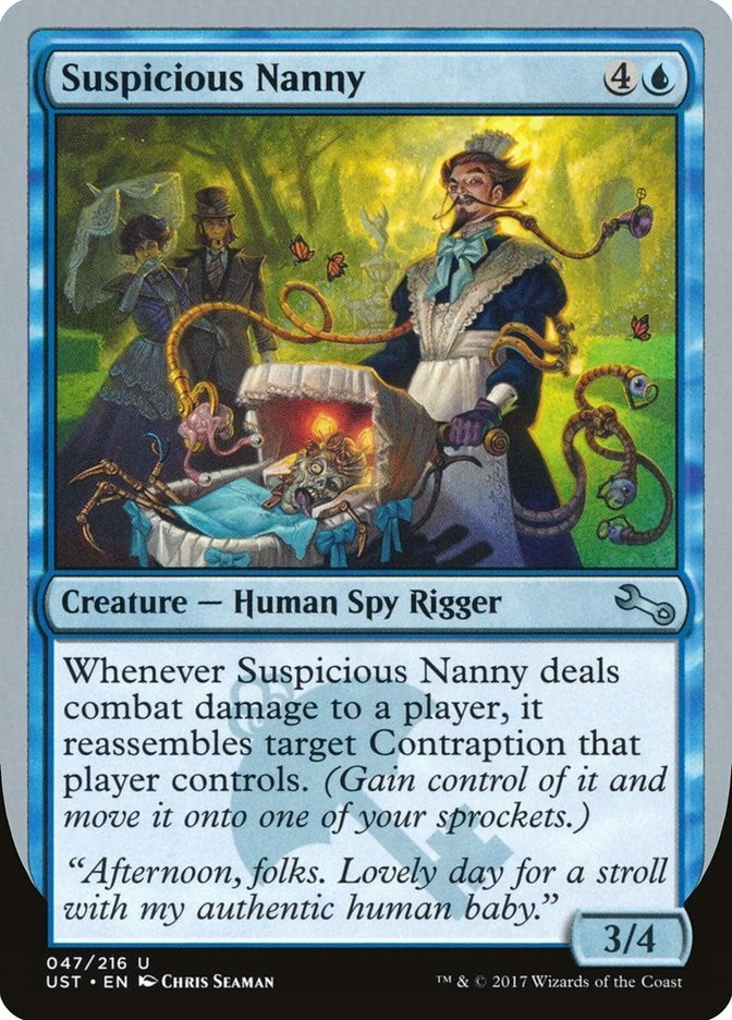 Image for Suspicious Nanny (47) (UST) - Magic: The Gathering