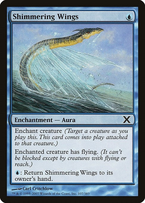 Image for Shimmering Wings (107) (10E) - Magic: The Gathering