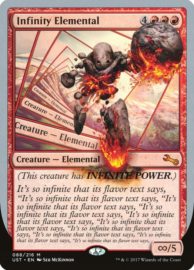 Image for Infinity Elemental (88) (UST) - Magic: The Gathering