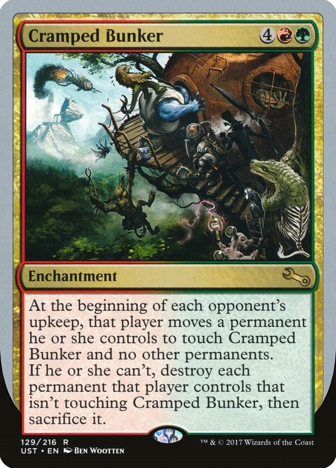 Image for Cramped Bunker (129) (UST) - Magic: The Gathering