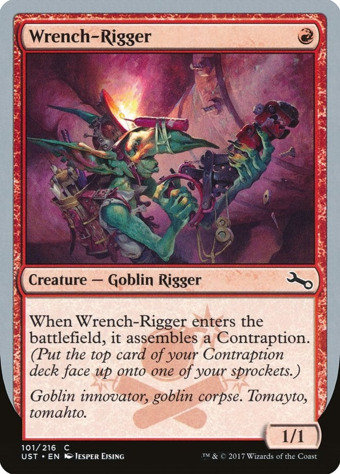 Image for Wrench-Rigger (101) (UST) - Magic: The Gathering