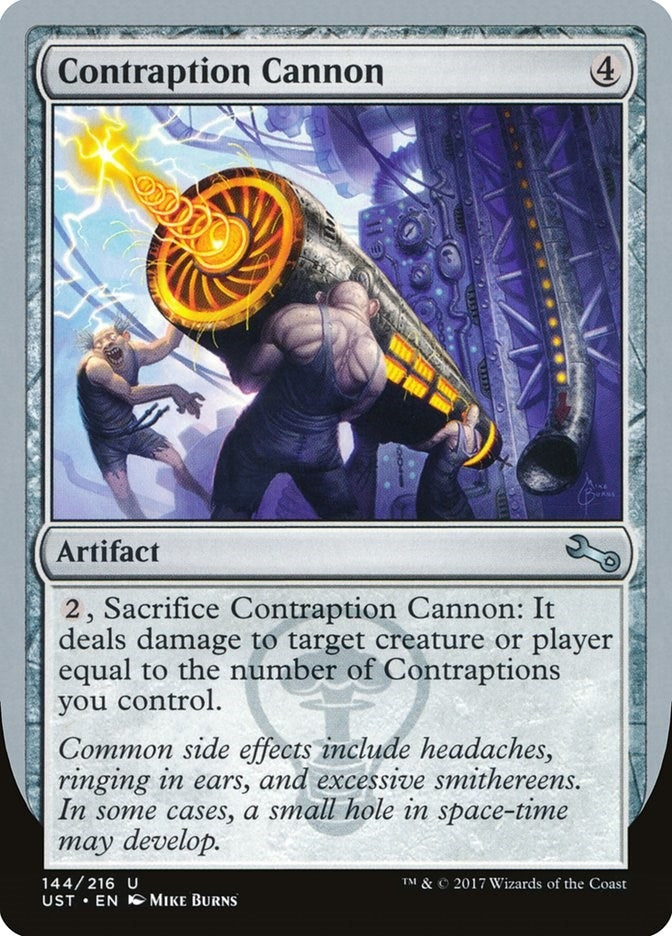 Image for Contraption Cannon (144) (UST) - Magic: The Gathering