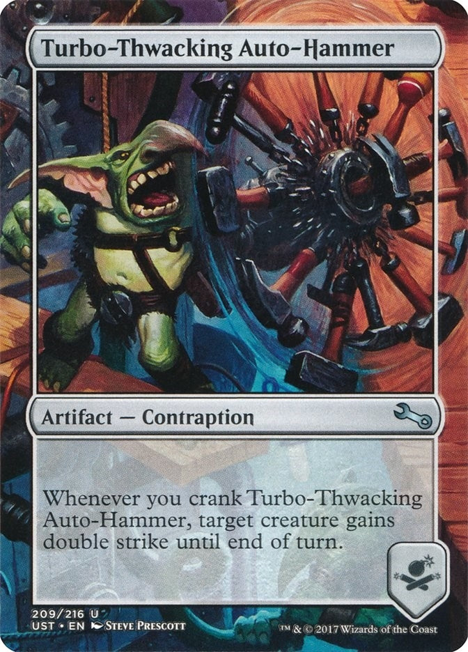 Image for Turbo-Thwacking Auto-Hammer (209) (UST) - Magic: The Gathering