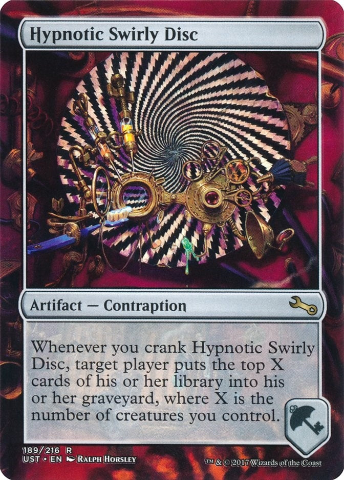 Image for Hypnotic Swirly Disc (189) (UST) - Magic: The Gathering