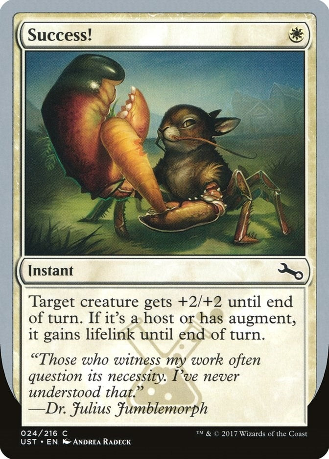 Image for Success! (24) (UST) - Magic: The Gathering