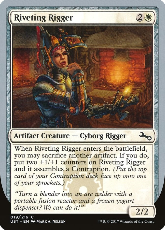 Image for Riveting Rigger (19) (UST) - Magic: The Gathering