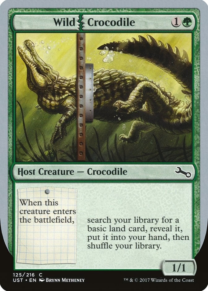 Image for Wild Crocodile (125) (UST) - Magic: The Gathering