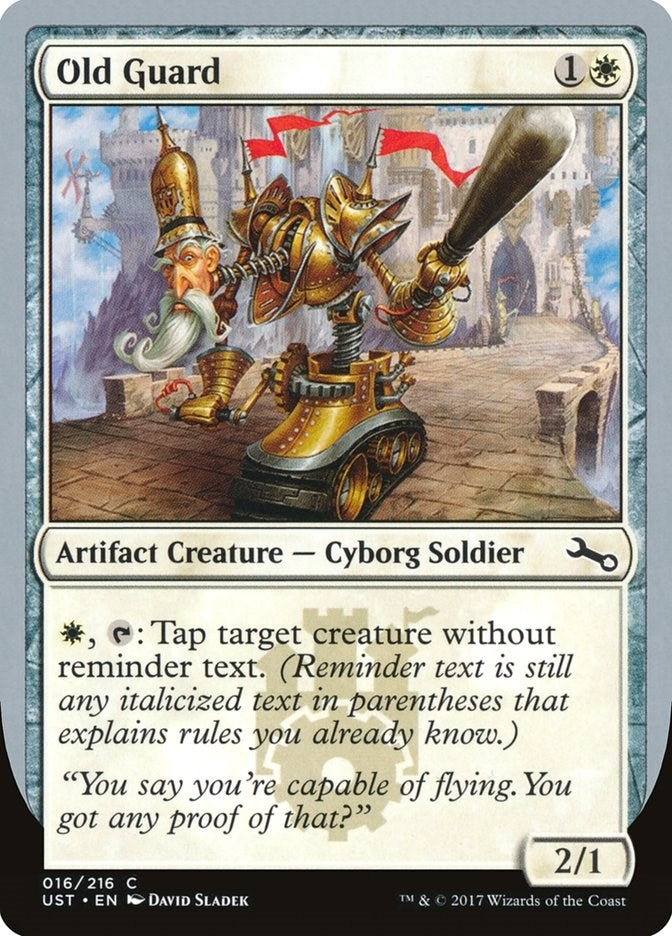 Image for Old Guard (16) (UST) - Magic: The Gathering