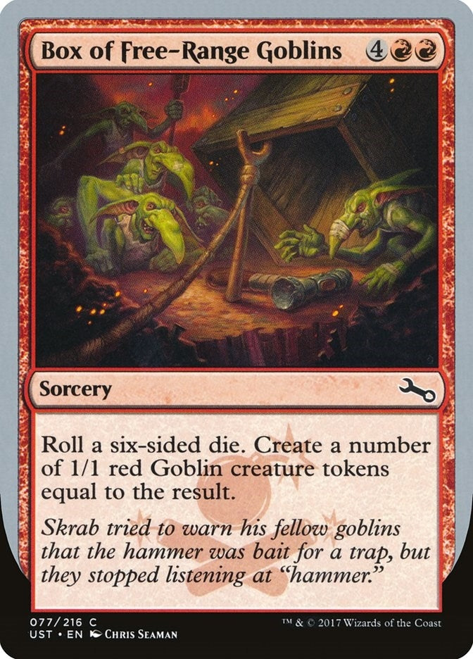 Image for Box of Free-Range Goblins (77) (UST) - Magic: The Gathering