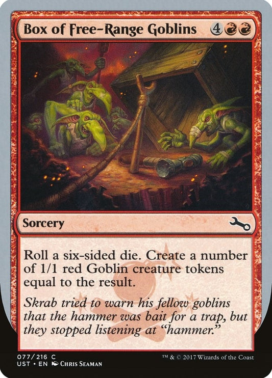 Image for Box of Free-Range Goblins (77) (UST) - Magic: The Gathering
