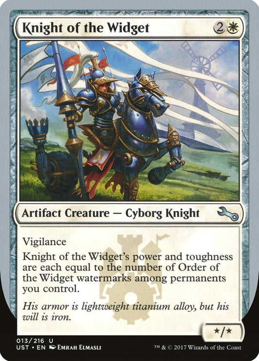 Image for Knight of the Widget (13) (UST) - Magic: The Gathering