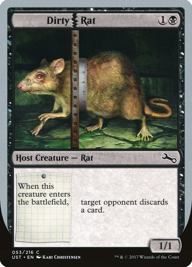 Image for Dirty Rat (53) (UST) - Magic: The Gathering