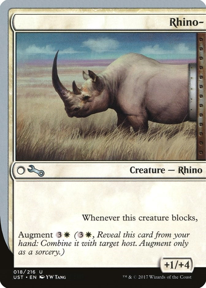 Image for Rhino- (18) (UST) - Magic: The Gathering