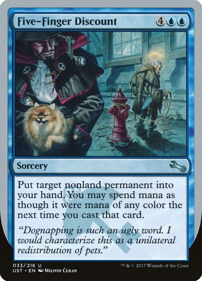 Image for Five-Finger Discount (33) (UST) - Magic: The Gathering