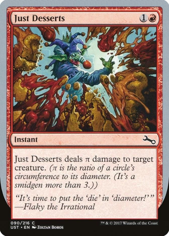 Image for Just Desserts (90) (UST) - Magic: The Gathering