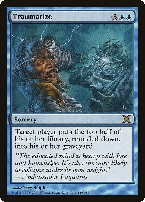 Image for Traumatize (119) (10E) - Magic: The Gathering