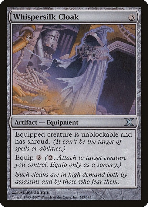 Image for Whispersilk Cloak (345) (10E) - Magic: The Gathering