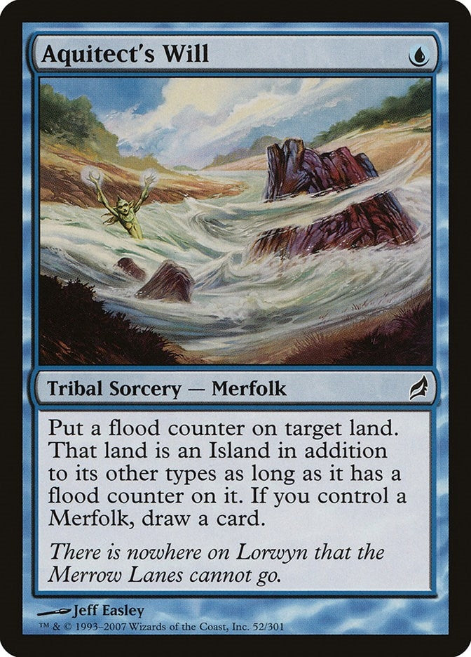 Image for Aquitect's Will (52) (LRW) - Magic: The Gathering