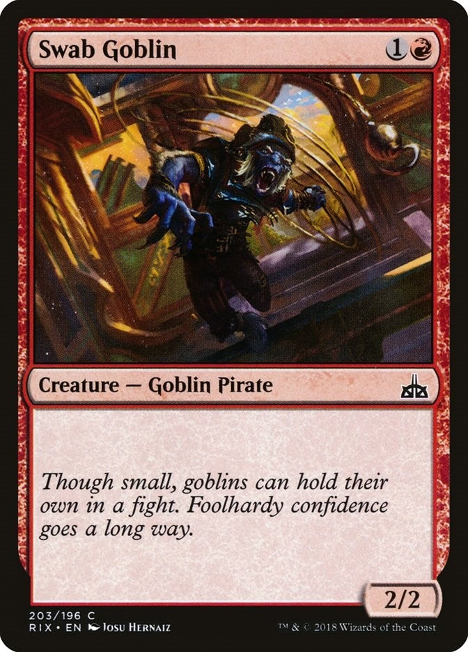 Image for Swab Goblin (203) (RIX) - Magic: The Gathering