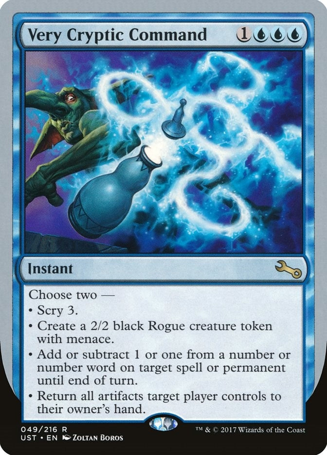 Image for Very Cryptic Command (F) (49) (UST) - Magic: The Gathering