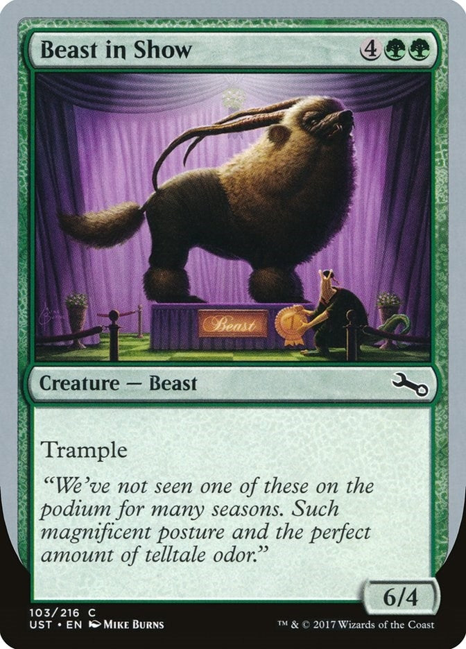 Image for Beast in Show (B) (103) (UST) - Magic: The Gathering