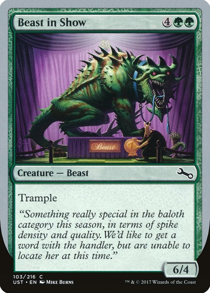 Image for Beast in Show (C) (103) (UST) - Magic: The Gathering
