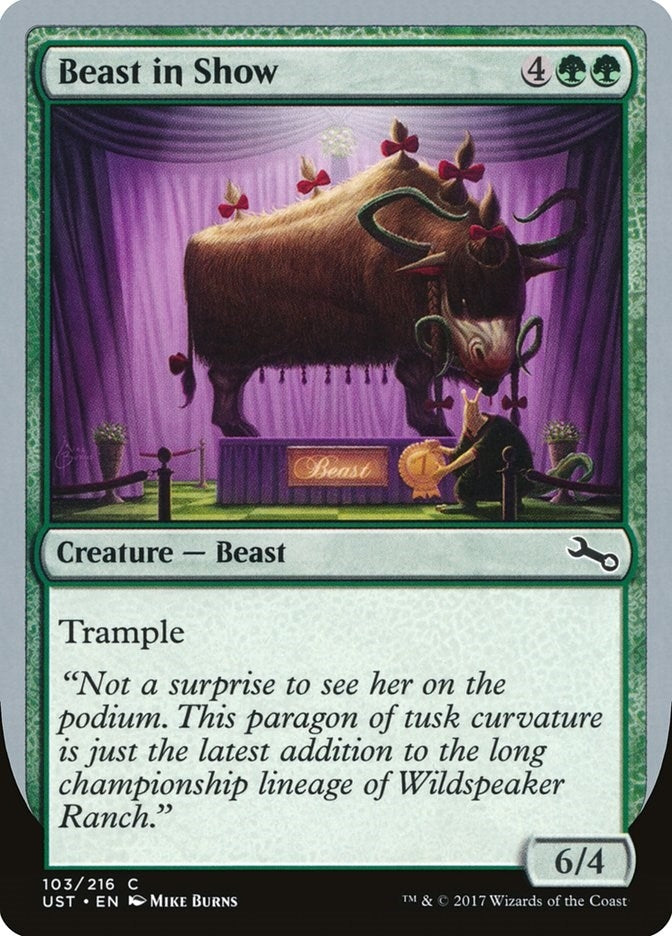 Image for Beast in Show (D) (103) (UST) - Magic: The Gathering
