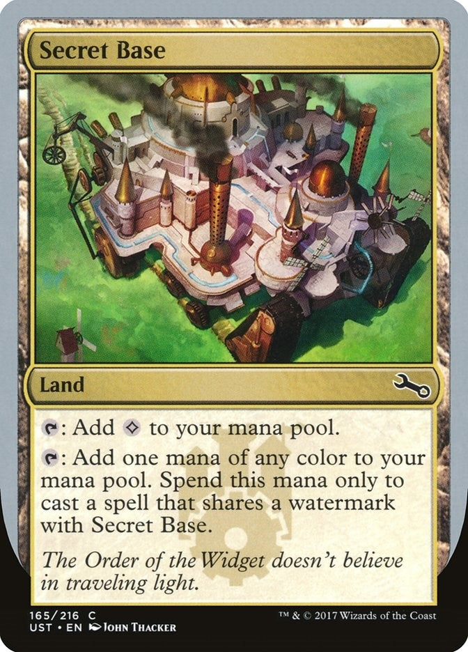 Image for Secret Base (A) (165) (UST) - Magic: The Gathering
