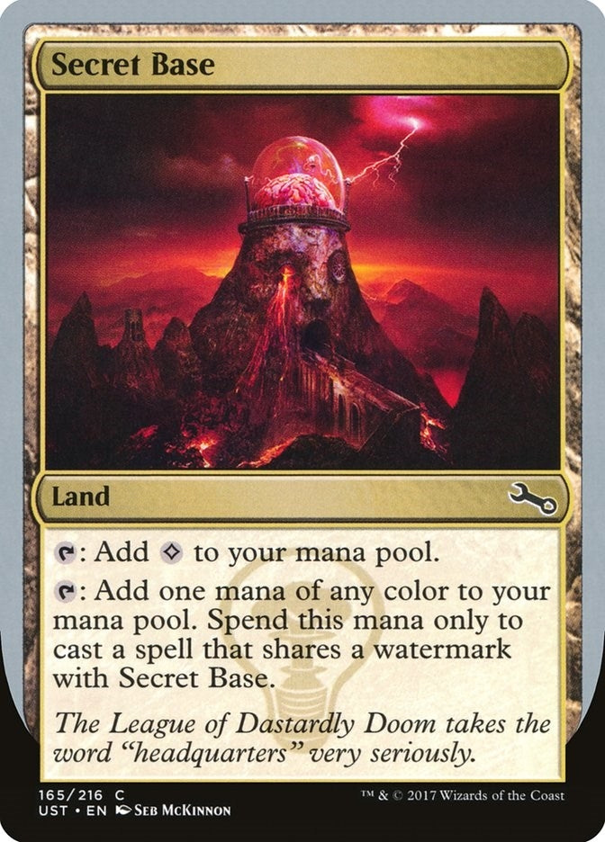 Image for Secret Base (C) (165) (UST) - Magic: The Gathering
