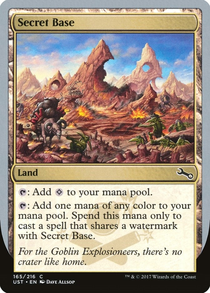 Image for Secret Base (D) (165) (UST) - Magic: The Gathering