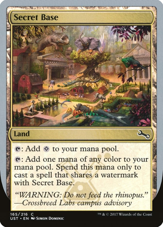 Image for Secret Base (E) (165) (UST) - Magic: The Gathering