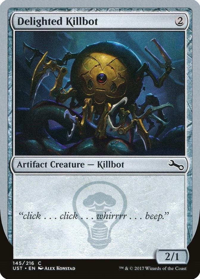 Image for Delighted Killbot (145) (UST) - Magic: The Gathering