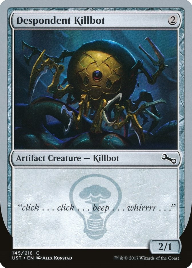 Image for Despondent Killbot (145) (UST) - Magic: The Gathering