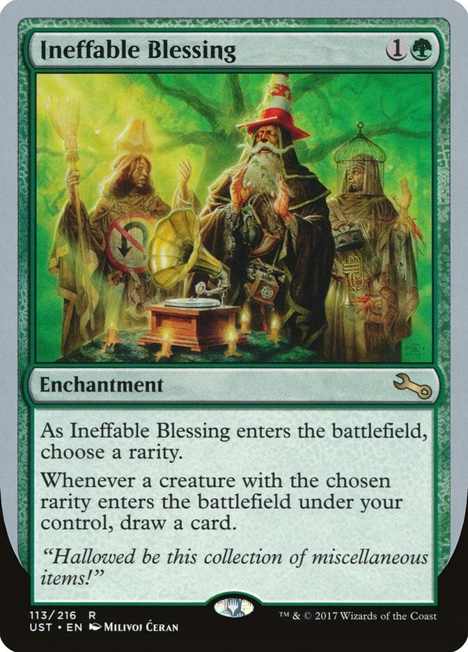 Image for Ineffable Blessing (D) (113) (UST) - Magic: The Gathering