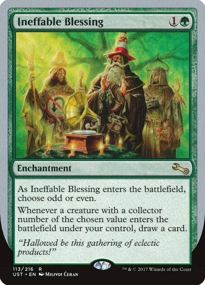 Image for Ineffable Blessing (E) (113) (UST) - Magic: The Gathering