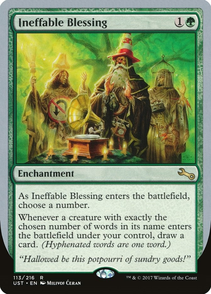 Image for Ineffable Blessing (F) (113) (UST) - Magic: The Gathering