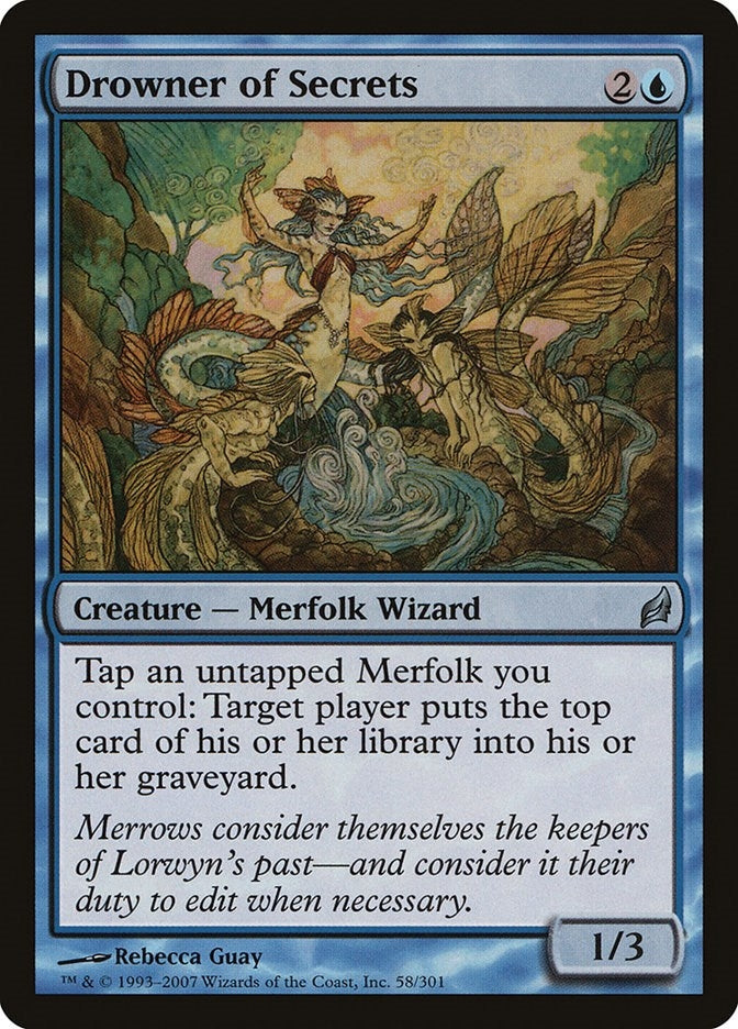 Image for Drowner of Secrets (58) (LRW) - Magic: The Gathering