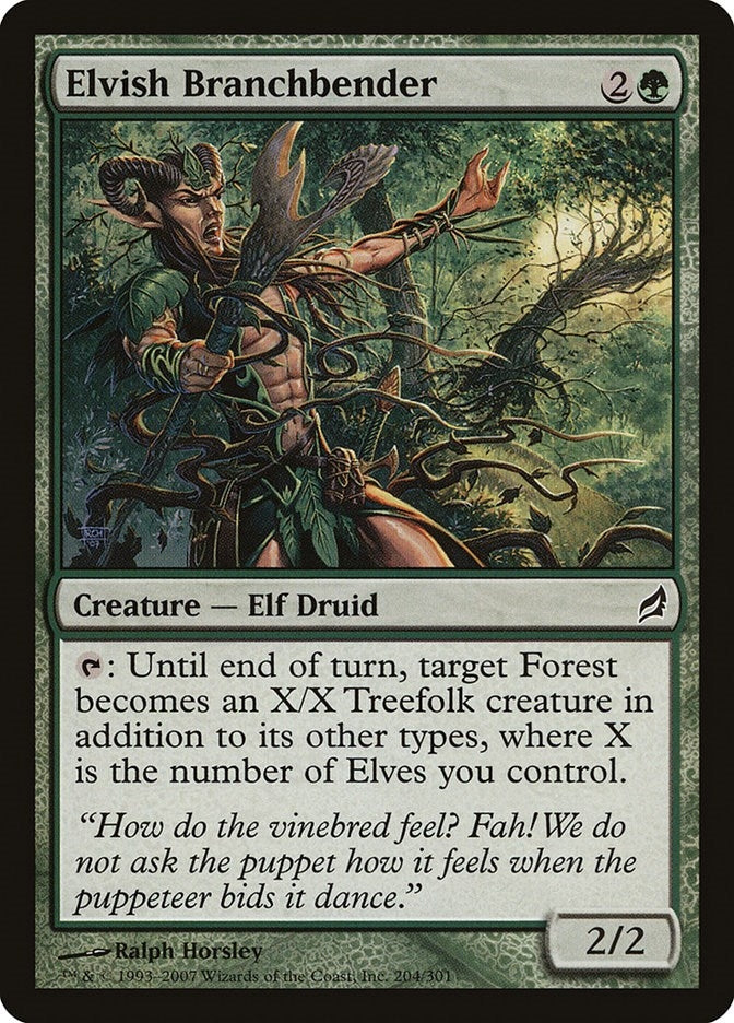 Image for Elvish Branchbender (204) (LRW) - Magic: The Gathering