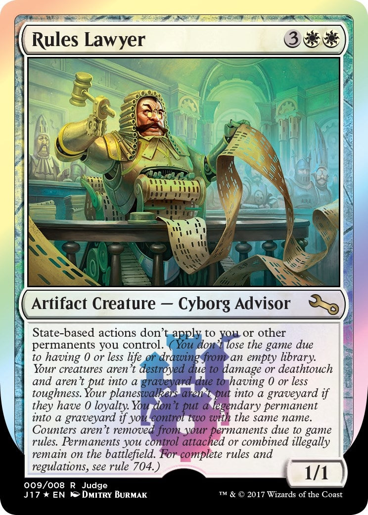 Image for Rules Lawyer (9) (JDG) - Magic: The Gathering