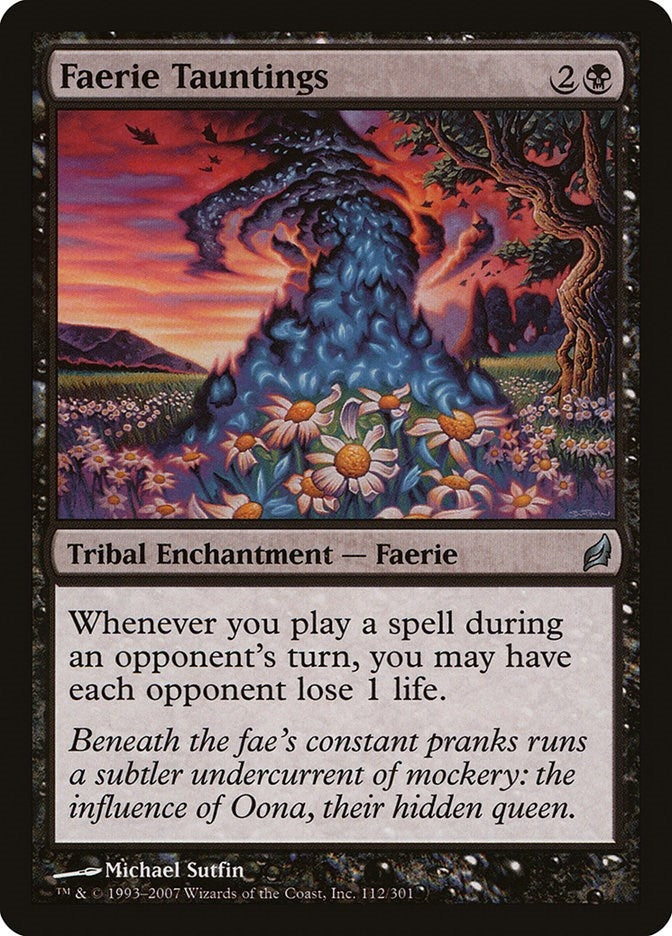 Image for Faerie Tauntings (112) (LRW) - Magic: The Gathering