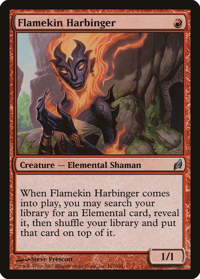 Image for Flamekin Harbinger (167) (LRW) - Magic: The Gathering