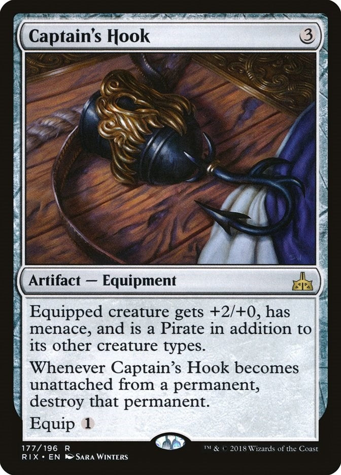 Image for Captain's Hook (177) (RIX) - Magic: The Gathering